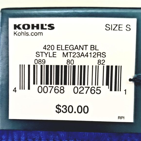 Tek Gear Men's Basketball Shorts, Elegant Blue, Size S, Style MT23A412RS - Picture 6 of 9